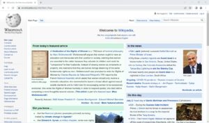 Fenêtre du navigateur Google Chrome ouverte sur un poste Windows 11