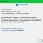 Panneau Informations système de Windows 11 affichant la version et la build du système