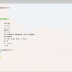 Fenetre du terminal Windows executant une session PowerShell avec plusieurs onglets