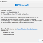 Fenetre A propos de Windows affichant la version 24H2 et le build 26100.1742