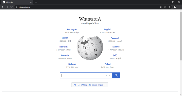 Fenêtre du navigateur Google Chrome affichée sur un bureau Windows 11