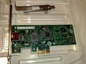 Carte reseau Gigabit PCI Express, materiel frequemment concerne par un code 32 sous Windows