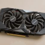 Carte graphique Gigabyte GTX 1660 Ti hors du boîtier, composant visé par les codes d'arrêt liés au pilote d'affichage