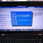 Menu d ordre de demarrage du firmware UEFI d un ThinkPad T430 avec la liste des peripheriques de boot